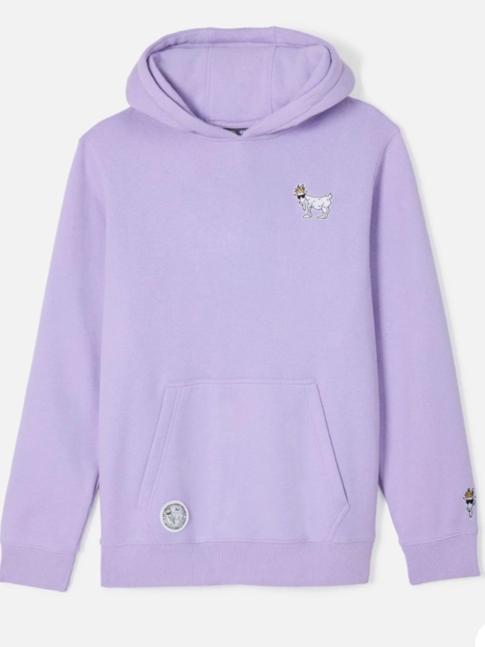 GOAT USA Lilac Pullover Hoodie with Goat Logo Tag Kids' OG Hooded Sweatshirt